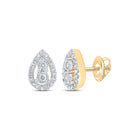 10kt Golden Tears Diamond Earrings - A Timeless Treasure of Elegance - Splendid Jewellery