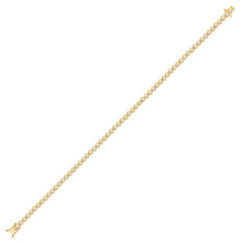 Load image into Gallery viewer, 10kt Radiant Glow Diamond Tennis Bracelet - 2 Carat Total Weight in Yellow Gold - Splendid Jewellery