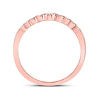 10kt Rose Gold Diamond Elegance Stackable Band - Alternate view 3 from Splendid Jewellery