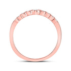 10kt Rose Gold Diamond Elegance Stackable Band - Splendid Jewellery