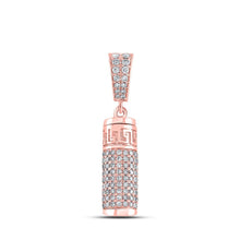 Load image into Gallery viewer, 10kt Rose Gold Men's Round Diamond Urn Charm Pendant - 1 Cttw | Splendid Jewellery - Splendid Jewellery