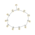 10kt Two - tone Gold Diamond Butterfly Bracelet - 3/4 Cttw: A Delicate Flutter of Sparkle - Splendid Jewellery