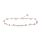 10kt Two - tone Gold Diamond Butterfly Bracelet - A Delicate Flutter of Elegance - Splendid Jewellery