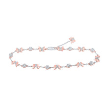 Load image into Gallery viewer, 10kt Two - tone Gold Diamond Butterfly Bracelet - A Delicate Flutter of Elegance - Splendid Jewellery