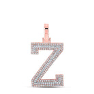 10kt Two - tone Gold Diamond Initial Pendant: Personalized Elegance and Dazzling Brilliance - Splendid Jewellery