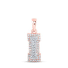 10kt Two - tone Gold Diamond Initial Pendant - Personalized Elegance in Every Letter - Splendid Jewellery