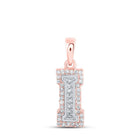 10kt Two - tone Gold Diamond Initial Pendant - Personalized Elegance in Every Letter - Splendid Jewellery