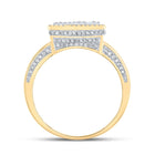 10kt Two-tone Gold Mens Round Diamond I Initial Letter Ring - 1-1/5 Cttw: A Dazzling Statement of Individuality - Alternate view 2 from Splendid Jewellery