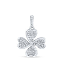 Load image into Gallery viewer, 10kt White Gold Diamond Heart &amp; Love Symbol Pendant | Splendid Jewellery - Splendid Jewellery