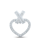 10kt White Gold Diamond Heart Pendant: A Mesmerizing Symbol of Love and Romance - Splendid Jewellery