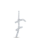 10kt White Gold Diamond Initial & Letter Pendant: A Personalized Symbol of Elegance and Love - Splendid Jewellery