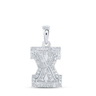 10kt White Gold Diamond Initial & Letter Pendant - Personalized Elegance and Timeless Beauty - Splendid Jewellery