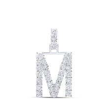 Load image into Gallery viewer, 10kt White Gold Diamond Initial Pendant - Personalized Elegance - Splendid Jewellery