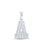 10kt White Gold Diamond Initial Pendant - Personalized Elegance - Splendid Jewellery