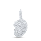 10kt White Gold Diamond Initial Pendant - Personalized Elegance and Brilliance - Splendid Jewellery
