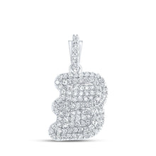 Load image into Gallery viewer, 10kt White Gold Diamond Initial Pendant - Personalized Elegance in Every Letter - Splendid Jewellery