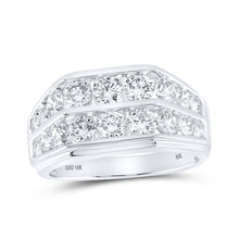 Load image into Gallery viewer, 10kt White Gold Diamond Men's Band Ring - 3 Cttw | Splendid Jewellery - Splendid Jewellery