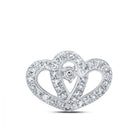 10kt White Gold Diamond Romance Pendant | Splendid Jewellery - Splendid Jewellery