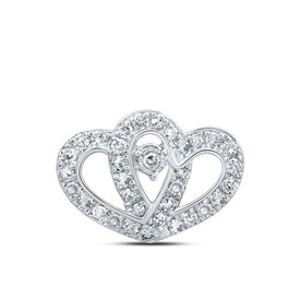 10kt White Gold Diamond Romance Pendant | Splendid Jewellery - Splendid Jewellery