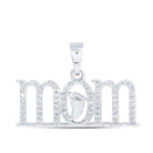 10kt White Gold Footprint of Love Diamond Pendant - Splendid Jewellery