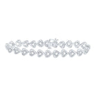 10kt White Gold Heart Diamond Bracelet - 1/2 Cttw | Splendid Jewellery - Splendid Jewellery