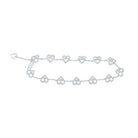 10kt White Gold Heart Diamond Bracelet - 3/4 Ct.t.w. - Splendid Jewellery