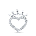 10kt White Gold Heart of Affection Pendant | Splendid Jewellery - Splendid Jewellery