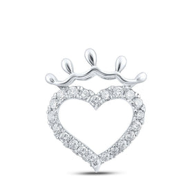 10kt White Gold Heart of Affection Pendant | Splendid Jewellery - Splendid Jewellery
