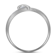 Load image into Gallery viewer, 10kt White Gold Heart-Shaped Diamond Ring: A Symbol of Love and Beauty Side View 2 from Splendid Jewellery