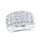 10kt White Gold Men's Diamond Band Ring - Exquisite Brilliance - Splendid Jewellery