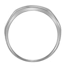 10kt White Gold Men's Round Diamond Wedding Band - Eternal Brilliance - Splendid Jewellery