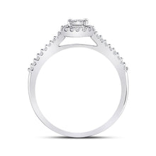 Load image into Gallery viewer, 10kt White Gold Radiant Diamond Promise Ring - Splendid Jewellery