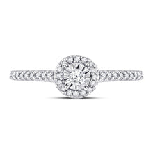 Load image into Gallery viewer, 10kt White Gold Radiant Diamond Promise Ring - Splendid Jewellery
