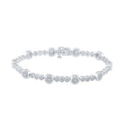10kt White Gold Sparkling Diamond Fashion Bracelet - 1 Cttw | Splendid Jewellery - Splendid Jewellery