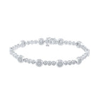 10kt White Gold Sparkling Diamond Fashion Bracelet - 1 Cttw | Splendid Jewellery - Splendid Jewellery
