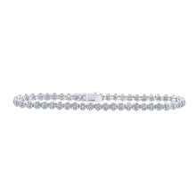 Load image into Gallery viewer, 10kt White Gold Sparkling Diamond Fashion Bracelet - 2 - 1/5 Cttw - Splendid Jewellery