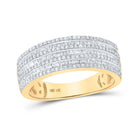 10kt Yellow Gold Baguette Diamond Band Ring - 3/4 Cttw - Splendid Jewellery - Splendid Jewellery