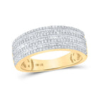 10kt Yellow Gold Baguette Diamond Band Ring - 3/4 Cttw - Splendid Jewellery - Splendid Jewellery