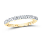10kt Yellow Gold Baguette Diamond Cluster His and Hers Wedding Set - 2 - 1/3 Cttw | Splendid Jewellery - Splendid Jewellery