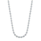 10kt Yellow Gold Baguette Diamond Link Chain Necklace - 15 Cttw - Splendid Jewellery