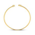 10kt Yellow Gold Diamond Arrow Bangle Bracelet - A Dazzling Delight - Splendid Jewellery
