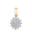 10kt Yellow Gold Diamond Brilliance Pendant | Splendid Jewellery - Splendid Jewellery