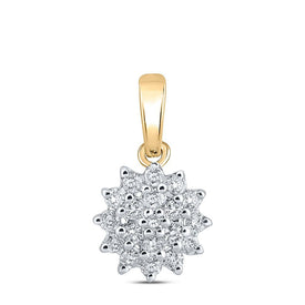 10kt Yellow Gold Diamond Brilliance Pendant | Splendid Jewellery - Splendid Jewellery