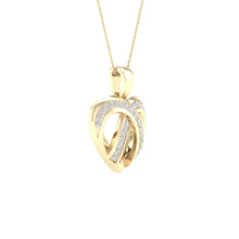 Load image into Gallery viewer, 10kt Yellow Gold Diamond Heart &amp; Love Symbol Pendant - Splendid Jewellery