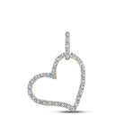 10kt Yellow Gold Diamond Heart & Love Symbol Pendant - A Mesmerizing Expression of Love - Splendid Jewellery