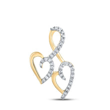 Load image into Gallery viewer, 10kt Yellow Gold Diamond Heart Pendant: A Symbol of Love and Elegance - Splendid Jewellery