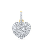 10kt Yellow Gold Diamond Heart Pendant - A Timeless Symbol of Love - Splendid Jewellery