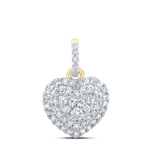 Load image into Gallery viewer, 10kt Yellow Gold Diamond Heart Pendant - A Timeless Symbol of Love - Splendid Jewellery
