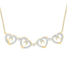 10kt Yellow Gold Diamond Heart Pendant Necklace | Splendid Romance - Splendid Jewellery