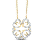 10kt Yellow Gold Diamond Heart Pendant Necklace | Splendid Romance - Splendid Jewellery